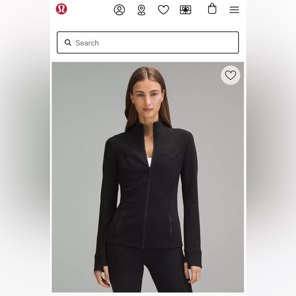 Lululemon define jacket size 6. NWT